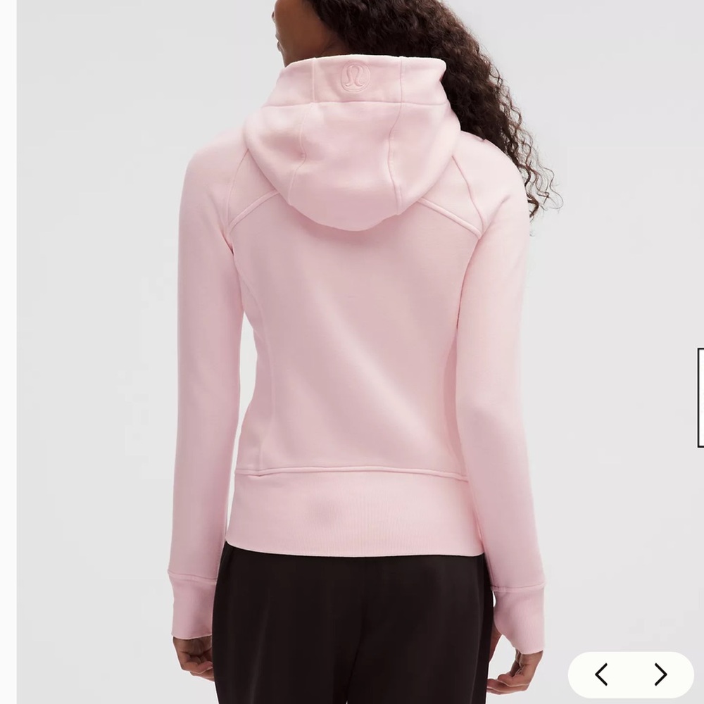 Lululemon Scuba Full Zip Hoodie peach size 2 - Picture 7 of 8
